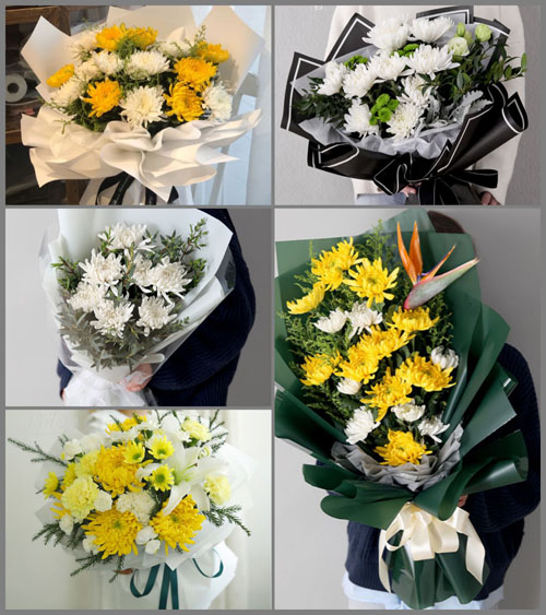 浙江省嘉兴平湖市独山港镇穗轮村白事花束代送